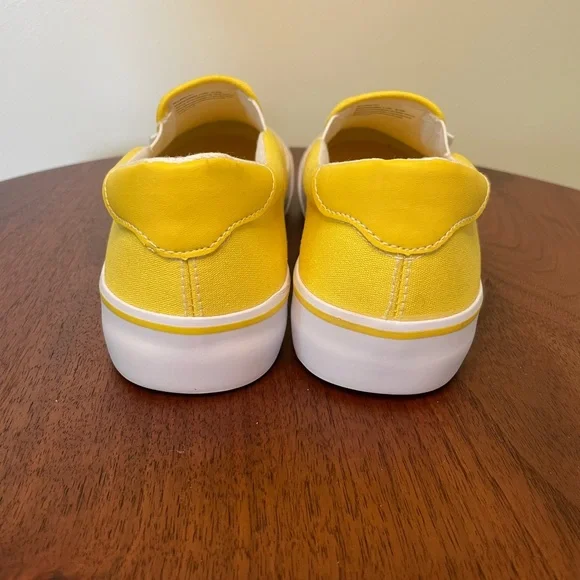 Lugz Yellow Athletic Slip-On Shoes with Canvas Upper - Picture 6 of 9